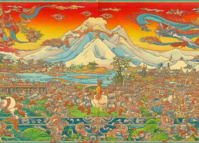 故事小报模板，中国古代神话故事小报模板