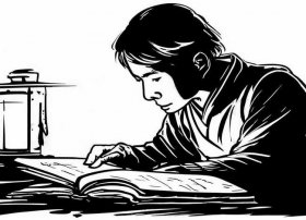 中华勤学故事图片；中华勤学故事图片简笔画