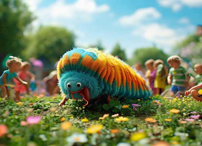 儿童故事毛毛虫的视频 - 幼儿园毛毛虫故事视频