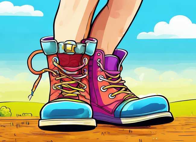 靴子儿童画、靴子儿童简笔画