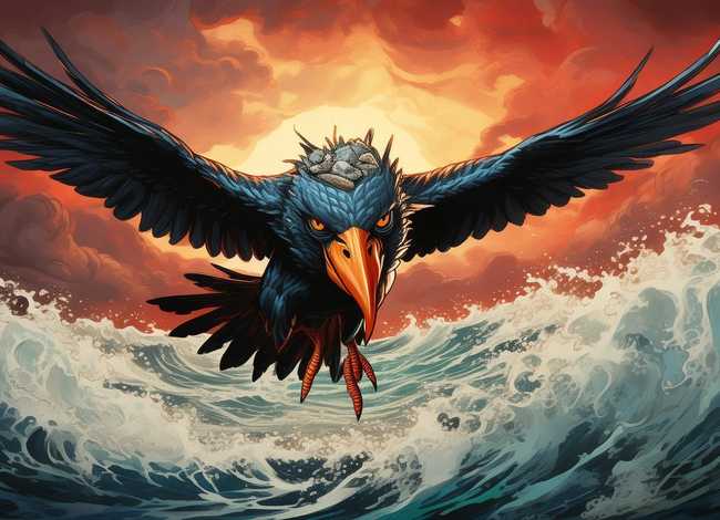 神话故事绘画精卫填海连环画 神话故事绘画精卫填海连环画怎么画