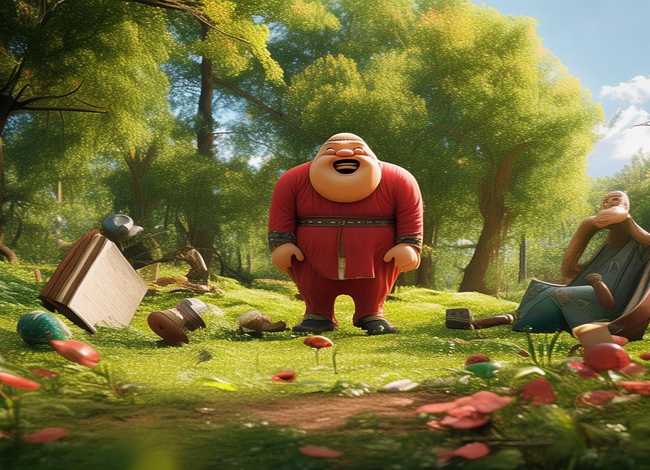 儿童故事缩小了的巨人、被缩小的巨人在哪儿