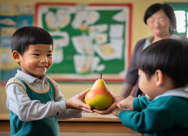 儿童故事孔融让梨的故事（孔融让梨的故事简单）