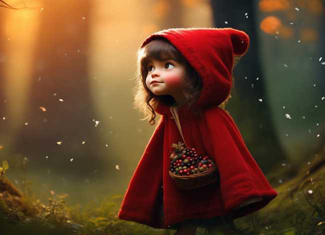 儿童故事小红帽三分钟；小红帽的故事三分钟