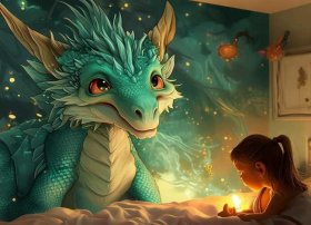 儿童睡前故事龙的故事 - 跟龙有关的睡前故事