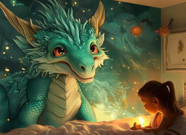 儿童睡前故事龙的故事 - 跟龙有关的睡前故事