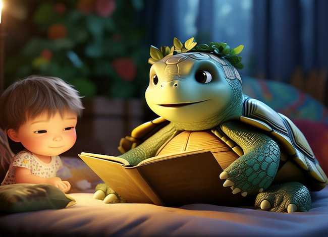儿童睡前故事聪明的乌龟，幼儿睡前故事聪明的乌龟