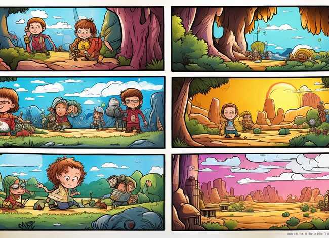 儿童探险手绘连环画、儿童探险手绘连环画怎么画
