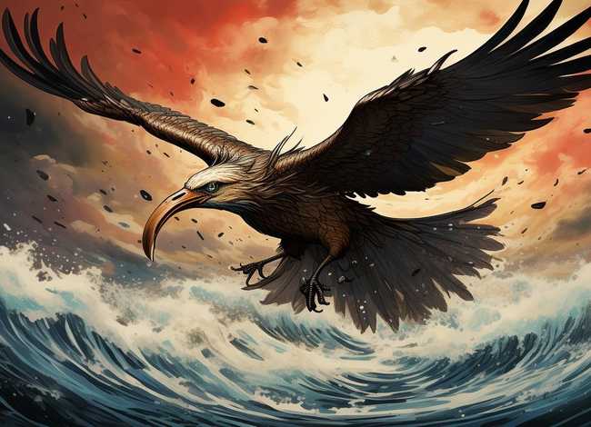 神话故事绘画精卫填海连环画 神话故事绘画精卫填海连环画怎么画