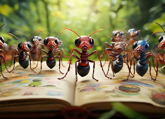 蚂蚁的故事绘本ppt；蚂蚁的故事绘本PPT