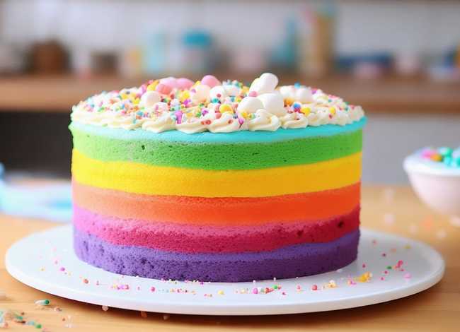 儿童故事彩虹蛋糕；幼儿故事彩虹蛋糕