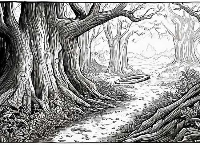 森林里故事多简笔画（森林里的故事简笔画简单）