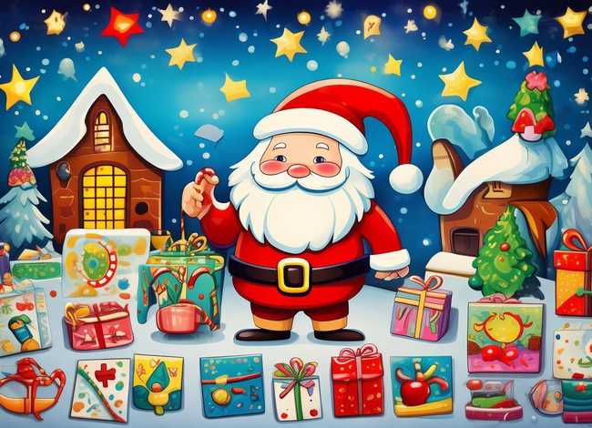 圣诞节儿童创意画（圣诞节儿童创意画怎么画）