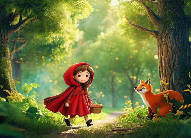 小红帽儿童故事课件ppt课件，幼儿故事小红帽的故事视频课件