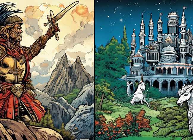 欧洲神话故事的连环画；欧洲神话故事的连环画怎么画