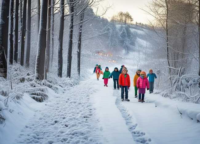 冬天小路儿童故事，冬天的小路幼儿故事