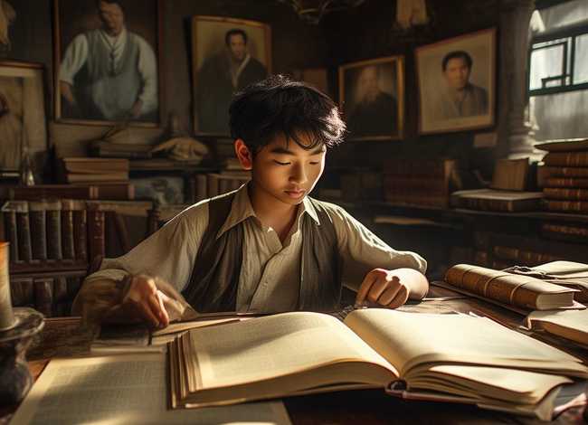 名人少年读书故事；名人少年读书的故事