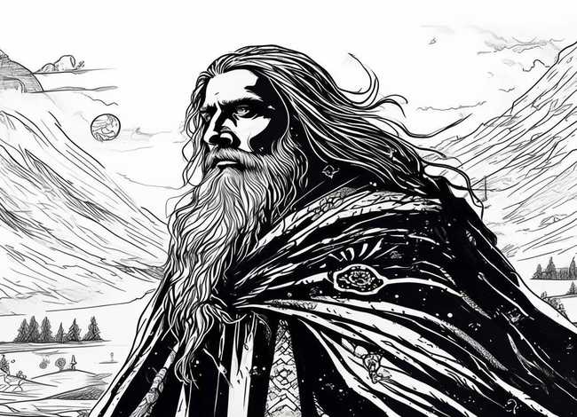 西方神话简笔画，西方神话人物简笔画