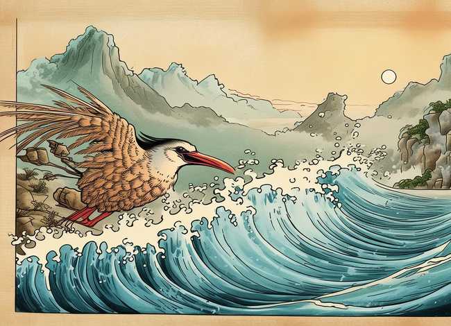 中国古代神话精卫填海的手抄报（中国古代神话精卫填海的手抄报怎么画）