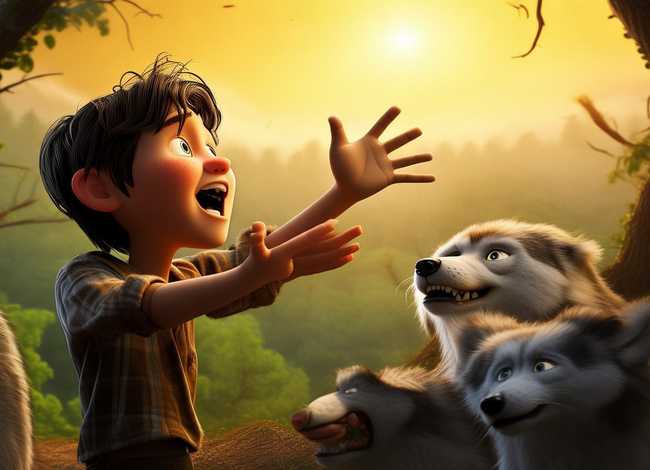 狼来了儿童故事视频 狼来了故事小视频