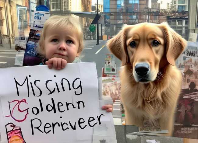 4岁儿童狗狗丢失案，宠物狗丢失46