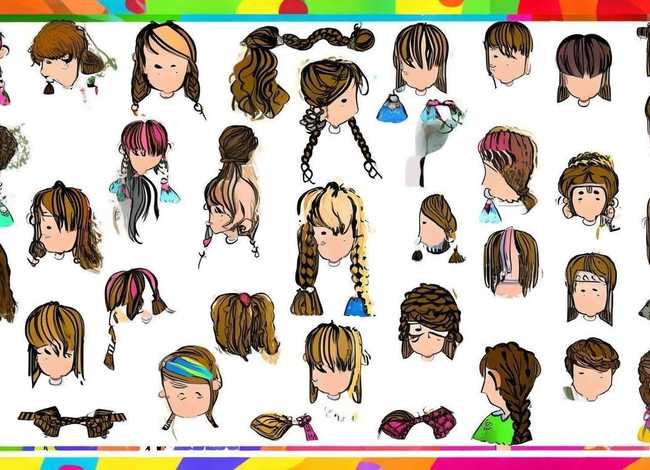 儿童编头发各种编发、儿童编头发各种编发教程图解