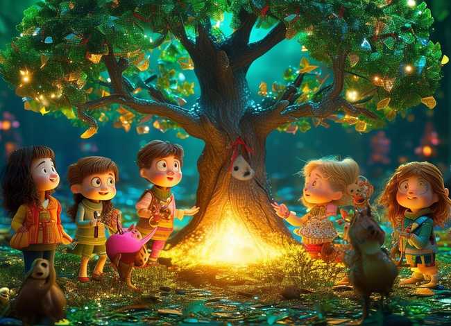 儿童故事背景视频，幼儿故事背景视频