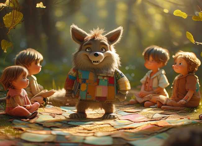 大灰狼的儿童故事；少儿故事大灰狼的故事