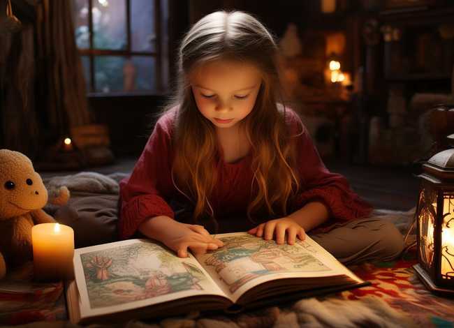 听童话故事书、听童话的作品