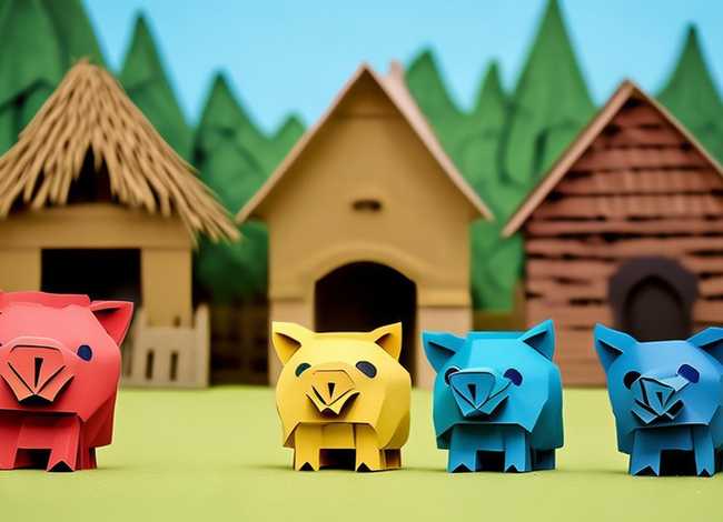 折纸故事情节;折纸故事情节三只小猪 折纸故事情节;折纸故事情节三只小猪