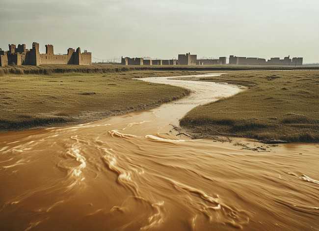 关于黄河的故事；关于黄河的故事和古战场