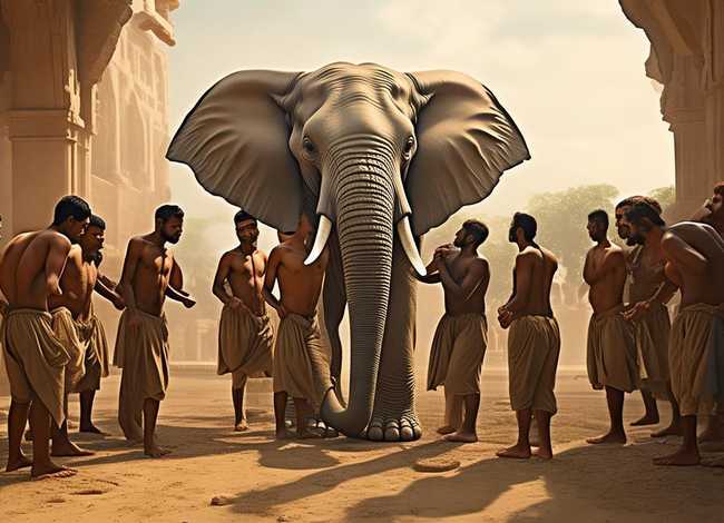 盲人摸象的故事原文文字版 - 盲人摸象的故事原文文字版在线阅读