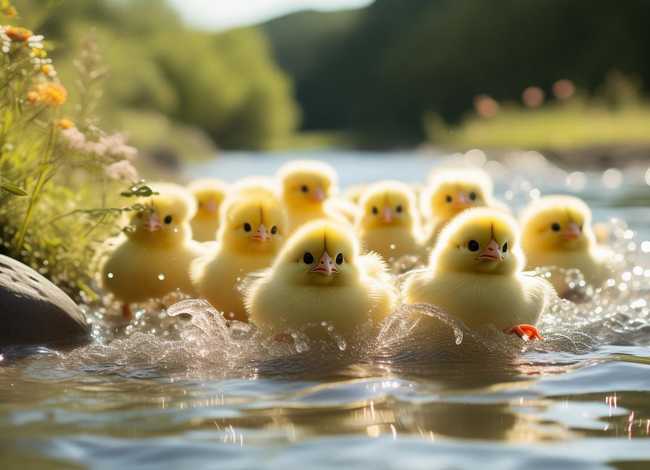 小鸡过河故事（小鸡过河故事讲解）