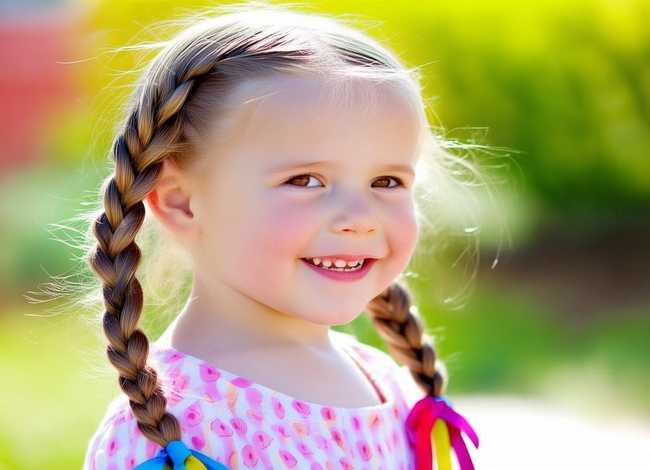 儿童麻花辫图片、儿童麻花辫图片 发型