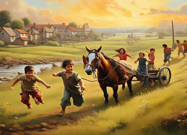 乡村儿童生活的诗句（描写乡村儿童生活的诗句）