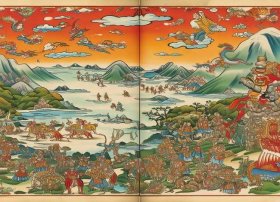 故事小报模板，中国古代神话故事小报模板