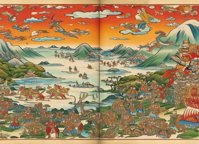 故事小报模板，中国古代神话故事小报模板