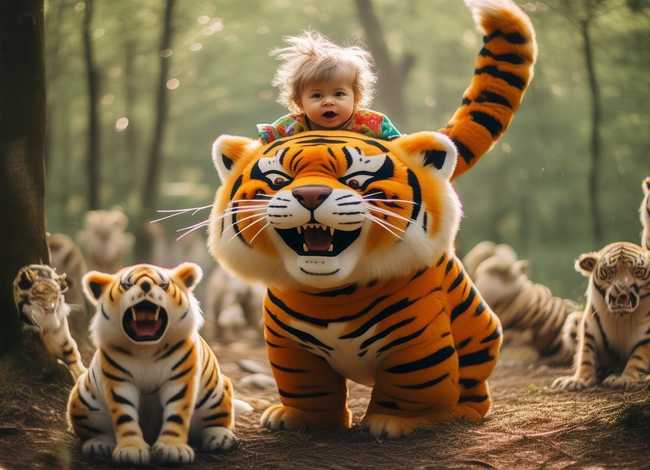 故事狐假虎威幼儿亲自上阵 - 狐假虎威幼儿故事表演