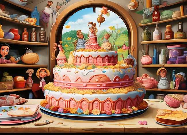 关于蛋糕的绘本故事，关于蛋糕的绘本故事图片