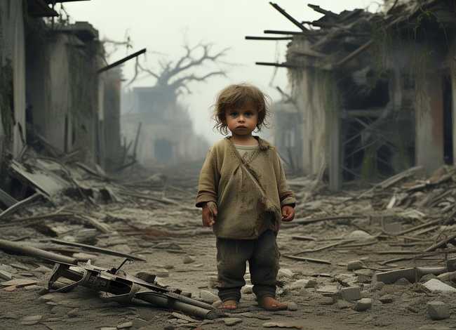 关于战争中的儿童的故事；关于战争的幼儿故事