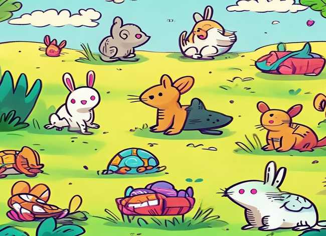 绘本动物简笔画 小动物绘本简笔画