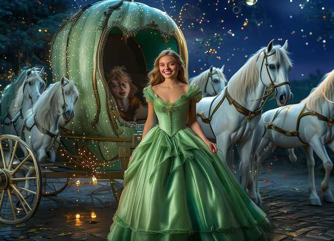 灰姑娘童话故事图片、灰姑娘童话图片大全