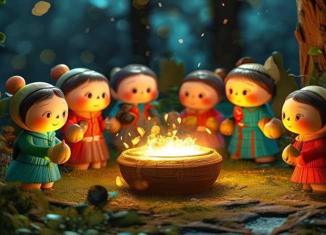 儿童睡前童话故事七个葫芦娃（七个胡芦娃故事）