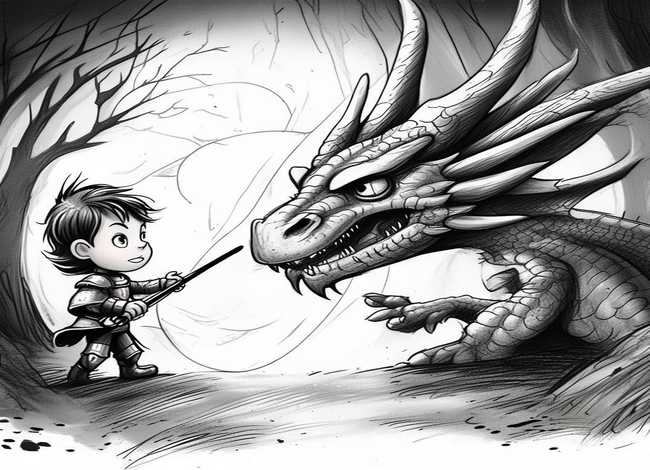 经典故事配图简笔画，经典故事配图简笔画大全