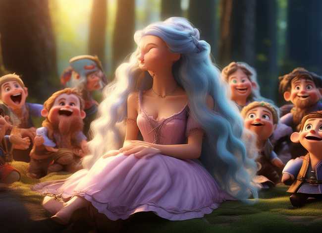 儿童故事白雪公主与七个小矮人，我想听白雪公主与七个小矮人的故事