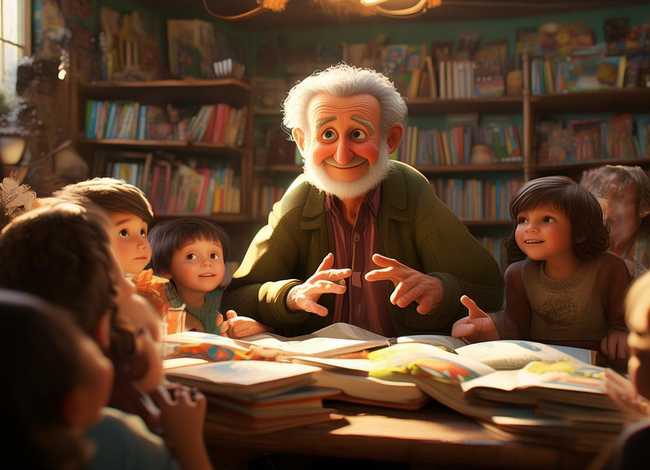 老爷爷的故事幼儿讲故事（老爷爷的故事幼儿讲故事大全）