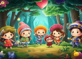 幼儿人物故事，幼儿人物故事画图片