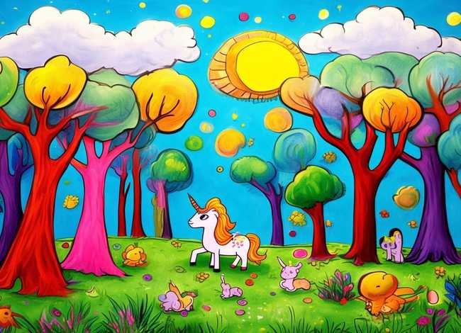 儿童图画一等奖作品 - 儿童图画一等奖作品图片