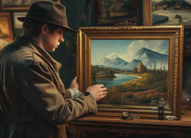 绘画小侦探游戏（绘画小侦探游戏图片）