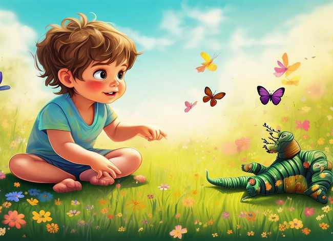 毛毛虫的故事儿童3-6岁，毛毛虫的故事幼儿